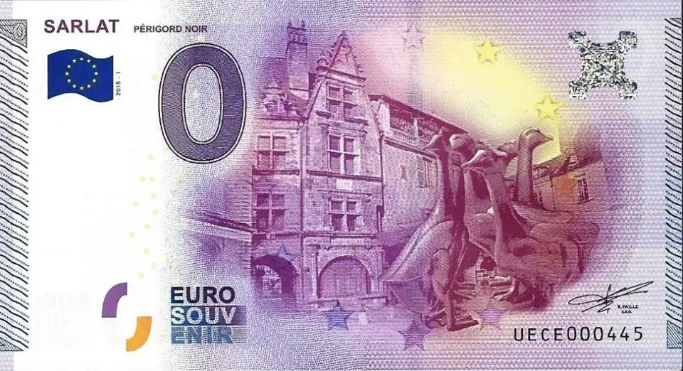 Billet de Sarlat fauté, avec six oies