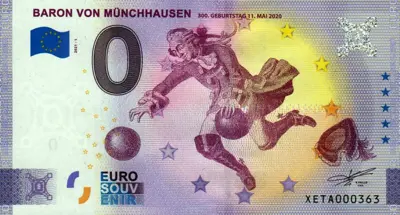 Billet 0€ BARON VON MÜNCHHAUSEN [FAUTE]200. GEBURTSTAG 11. MAI 2021
