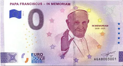 Billet 0€ PAPA FRANCISCUS - IN MEMORIAM
