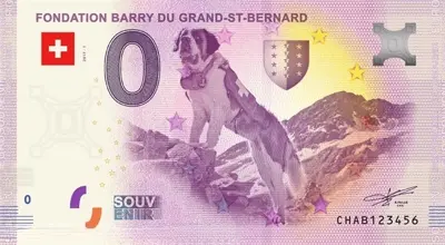 Billet 0€ FONDATION BARRY DU GRAND-ST-BERNARD