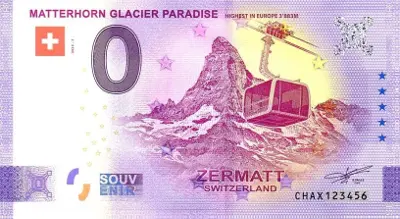 Billet 0€ MATTERHORN GLACIER PARADISEHIGHEST IN EUROPE 3'883M
