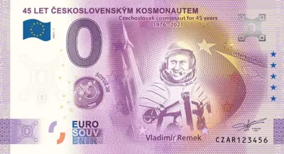 Billet 0€ 45 LET ČESKOSLOVENSKÝM KOSMONAUTEM