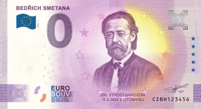 Billet 0€ BEDRICH SMETANA200. VYROCY NAROZENY *2.3.1824 V LITOMYSLI
