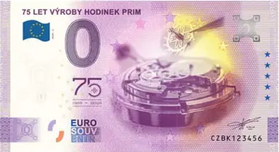 Billet 0€ 75 LET VÝROBY HODINEK PRIM75 1949 - 2024