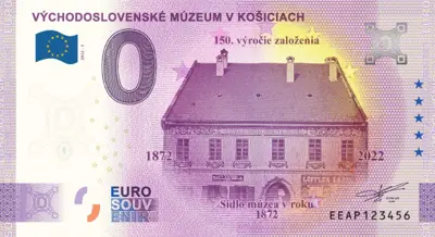 Billet 0€ VÝCHODOSLOVENSKÉ MÚZEUM V KOŠICIACH
