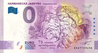 Billet 0€ HARMANECKÁ JASKYŘÝAHARMANECKÁ CAVE
