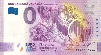 Billet 0€ GOMBASECKÁ JASKYŇAGOMBASECKÁ CAVE