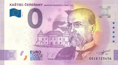 Billet 0€ KASTIEL CERENANYNAVSTEVA PREZIDENTA V ROKU 1923