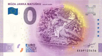 Billet 0€ MÚZA JANKA MATÚKUDOLNÝ KUBÍN