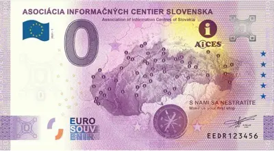 Billet 0€ ASOCIÁCIA INFORMAČNÝCH CENTIER SLOVENSKAASSOCIATION OF INFORMATION CENTRES OF SLOVAKIA