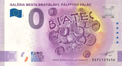 Billet 0€ GALÉRIA MESTA BRATISLAVY, PÁLFFYHO PÁLAC