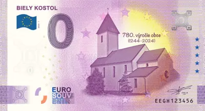 Billet 0€ BIELY KOSTOL780. výročie obce (1244-2024)