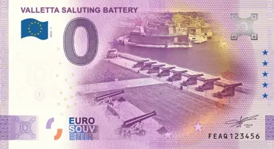 Billet 0€ VALLETTA SALUTING BATTERY