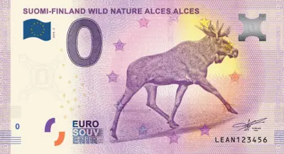 Billet 0€ SUOMI-FINLAND WILD NATURE ALCES ALCES