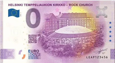 Billet 0€ HELSINKI TEMPPELIAUKION KIRKKO - ROCK CHURCH