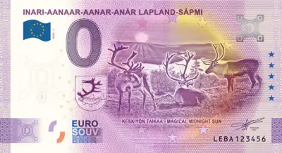 Billet 0€ INARI-AANAAR-AANAR-ANÁR LAPLAND-SÁPMI