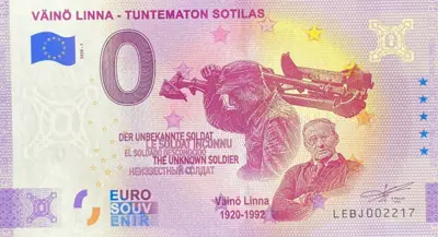Billet 0€ VÄINÖ LINNA - TUNTEMATON SOTILAS