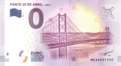 Billet 0€ PONTE 25 DE ABRILLISBOA