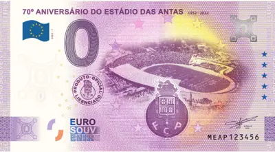 Billet 0€ 70e ANNIVERSÁRIO DO ESTÁDIO DAS ANTAS1952-2022