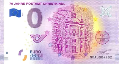 Billet 0€ 70 JAHRE POSTAMT CHRISTKINDL