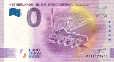Billet 0€ NETHERLANDS - IR. D.F. WOUDAGEMAALWORLD HERITAGE