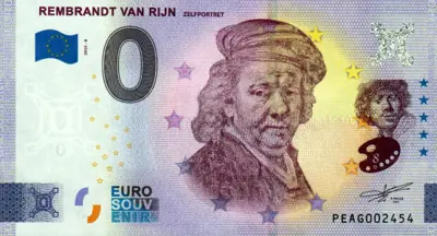 Billet 0€ REMBRANDT VAN RIJNZELFPORTRET