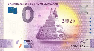 Billet 0€ BANKBILJET UIT HET HUWELIJKSJAAR