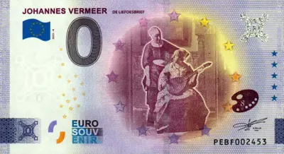 Billet 0€ JOHANNES VERMEERDE LIFTDESBRIEF