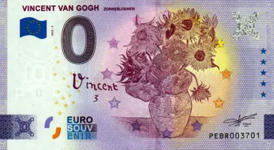 Billet 0€ VINCENT VAN GOGHZONNEBLOEMEN