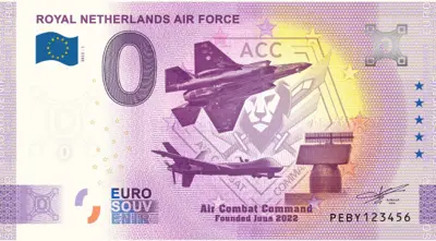Billet 0€ ROYAL NETHERLANDS AIR FORCE