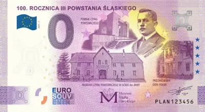Billet 0€ 100. ROCZNICA III POWSTANIA SLASKIEGO