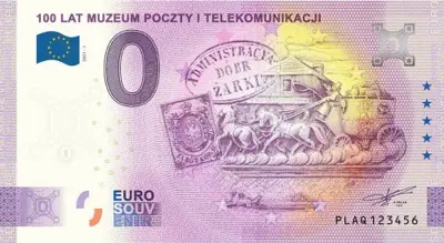 Billet 0€ 100 LAT MUZEUM POCZTY I TELEKOMUNIKACJI