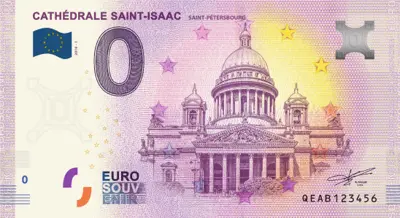 Billet 0€ CATHÉDRALE SAINT-ISAACSAINT-PÉTERSBOURG