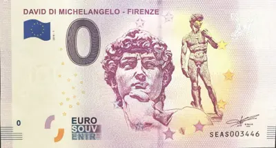 Billet 0€ DAVID DI MICHELANGELO - FIRENZE