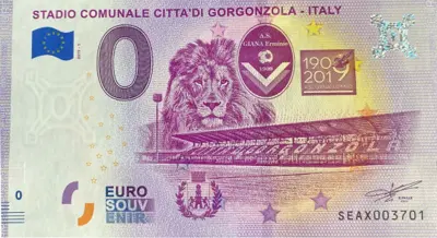 Billet 0€ STADIO COMUNALE CITTA'DI GORGONZOLA - ITALY