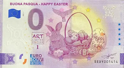 Billet 0€ BUONA PASQUA - HAPPY EASTER