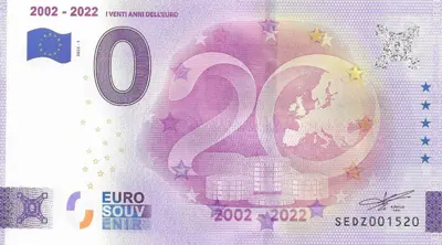 Billet 0€ 2002 - 2022I VENTI ANNI DELL'EURO
