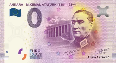 Billet 0€ ANKARA - M. KEMAL ATATÜRK (1881-1938)