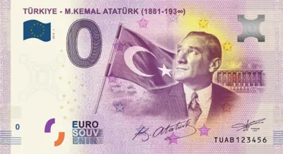 Billet 0€ TÜRKIYE - M.KEMAL ATATÜRK (1881-1938)