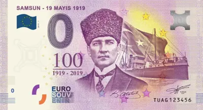 Billet 0€ SAMSUN - 19 MAYIS 1919