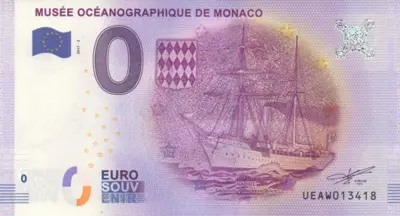 Billet 0€ MUSÉE OCÉANOGRAPHIQUE DE MONACONAVIRE SECONDE PRINCESSE ALICE