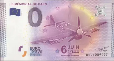 Billet 0€ LE MÉMORIAL DE CAEN 6 JUIN 1944 BATAILLE DE NORMANDIE