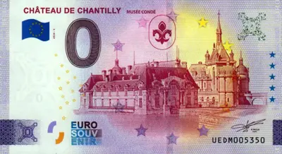 Billet 0€ CHÂTEAU DE CHANTILLY MUSÉE CONDÉ