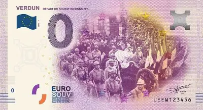 Billet 0€ VERDUNDEPART DU SOLDAT INCONNU N°6