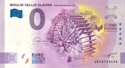 Billet 0€ MOULIN VALLIS CLAUSA FONTAINE DE VAUCLUSE