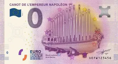 Billet 0€ CANOT DE L'EMPEREUR NAPOLÉON 1ERMUSEE NATONAL DE LA MARINE