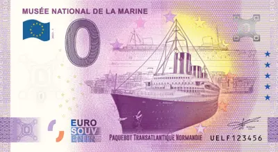 Billet 0€ MUSÉE NATIONAL DE LA MARINE