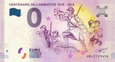 Billet 0€ CENTENAIRE DE L'ARMISTICE 1918 - 2018