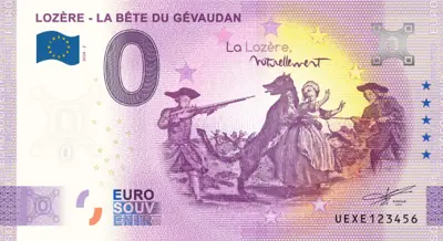 Billet 0€ LOZERE - LA BETE DU GEVAUDAN