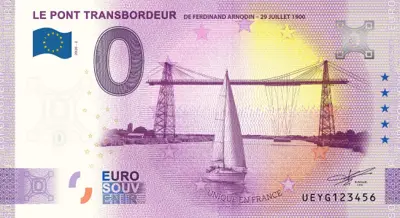 Billet 0€ PONT TRANSBORDEUR DE FERDINAND ARNODIN - 29 JUILLET 1900